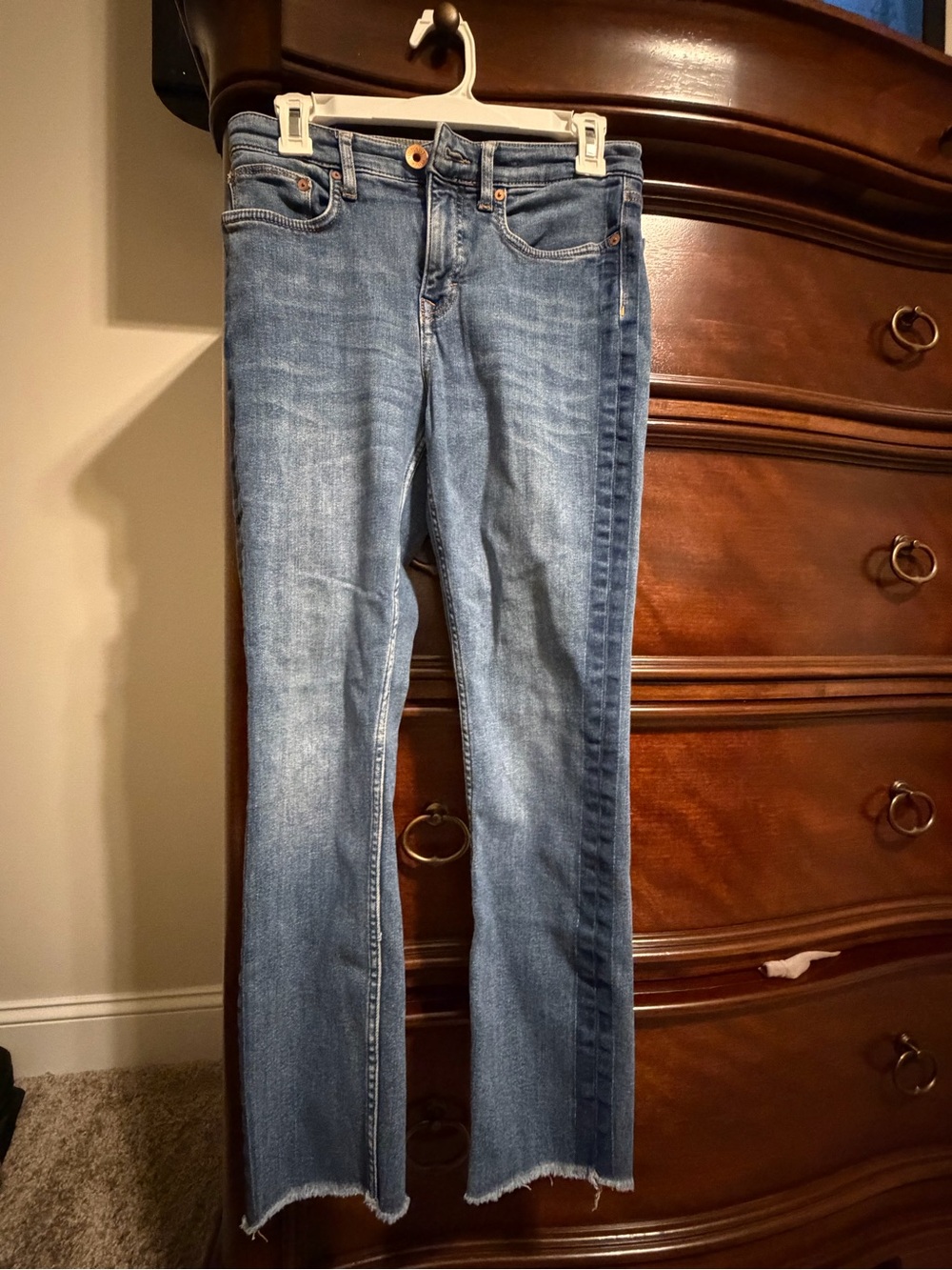 Vineyard Vines High Rise Straight Crop Jeans Women’s 27 Medium Wash